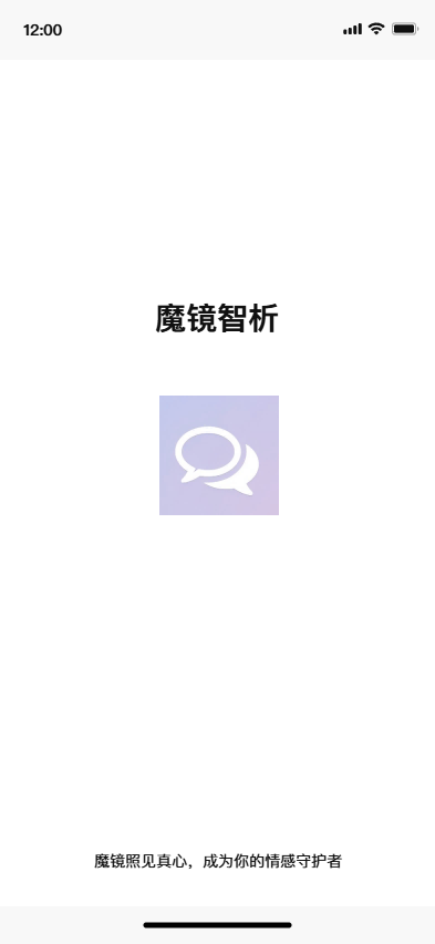 魔镜智析启动页